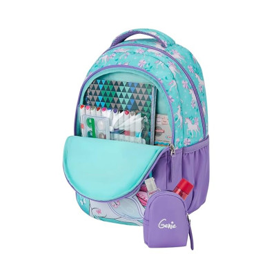 Genie School Bags Unicorn Genie Magic Unicorn Kids Backpacks, 15